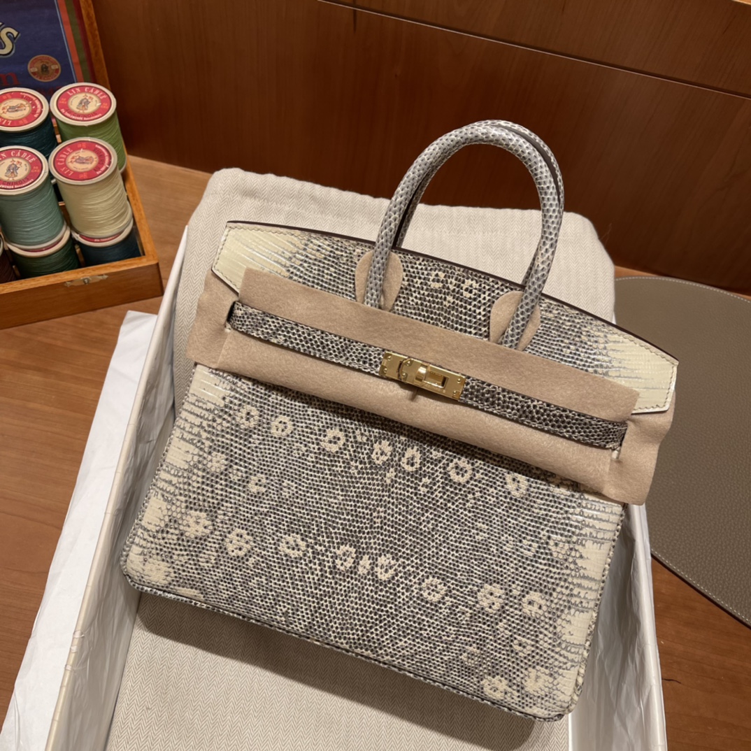 에르메스 버킨백25 히말라야 금장 리자드 가죽